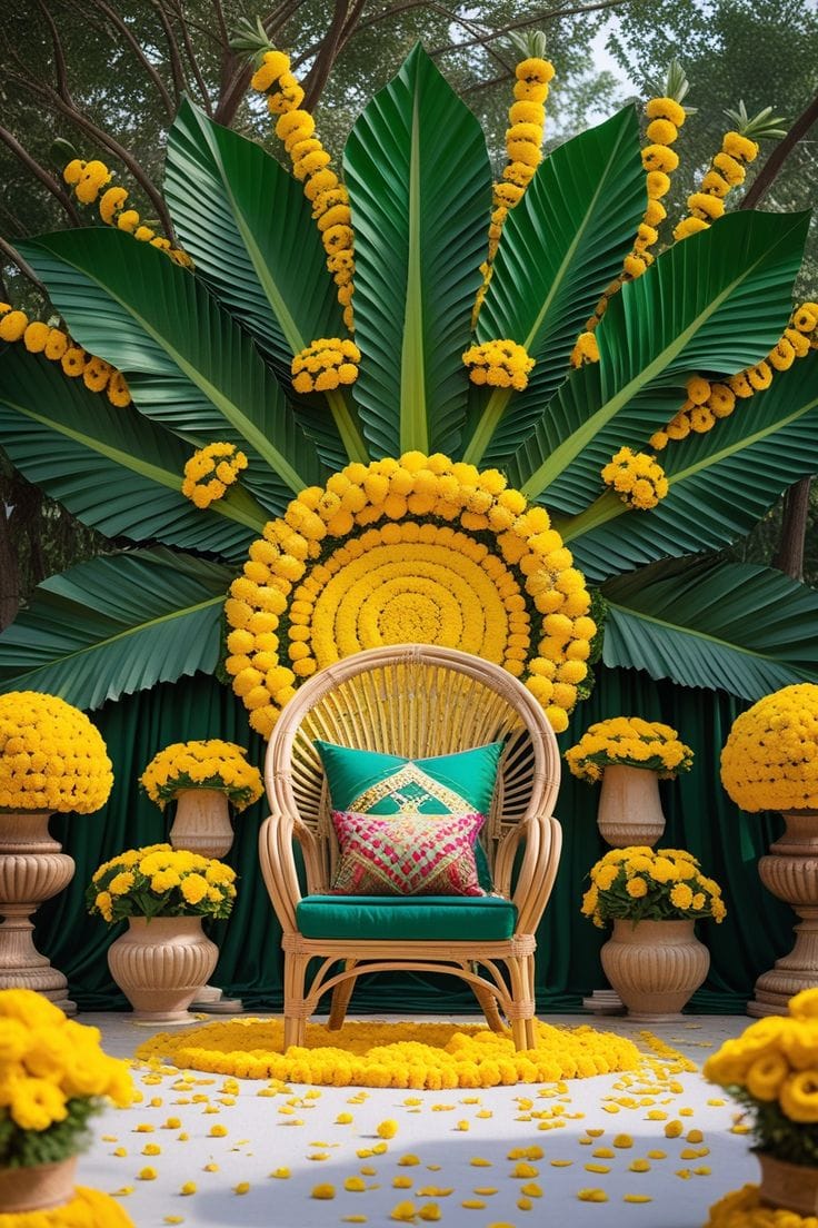 Indian Wedding Haldi Decor 2025 Indian Wedding Haldi Decor 2025